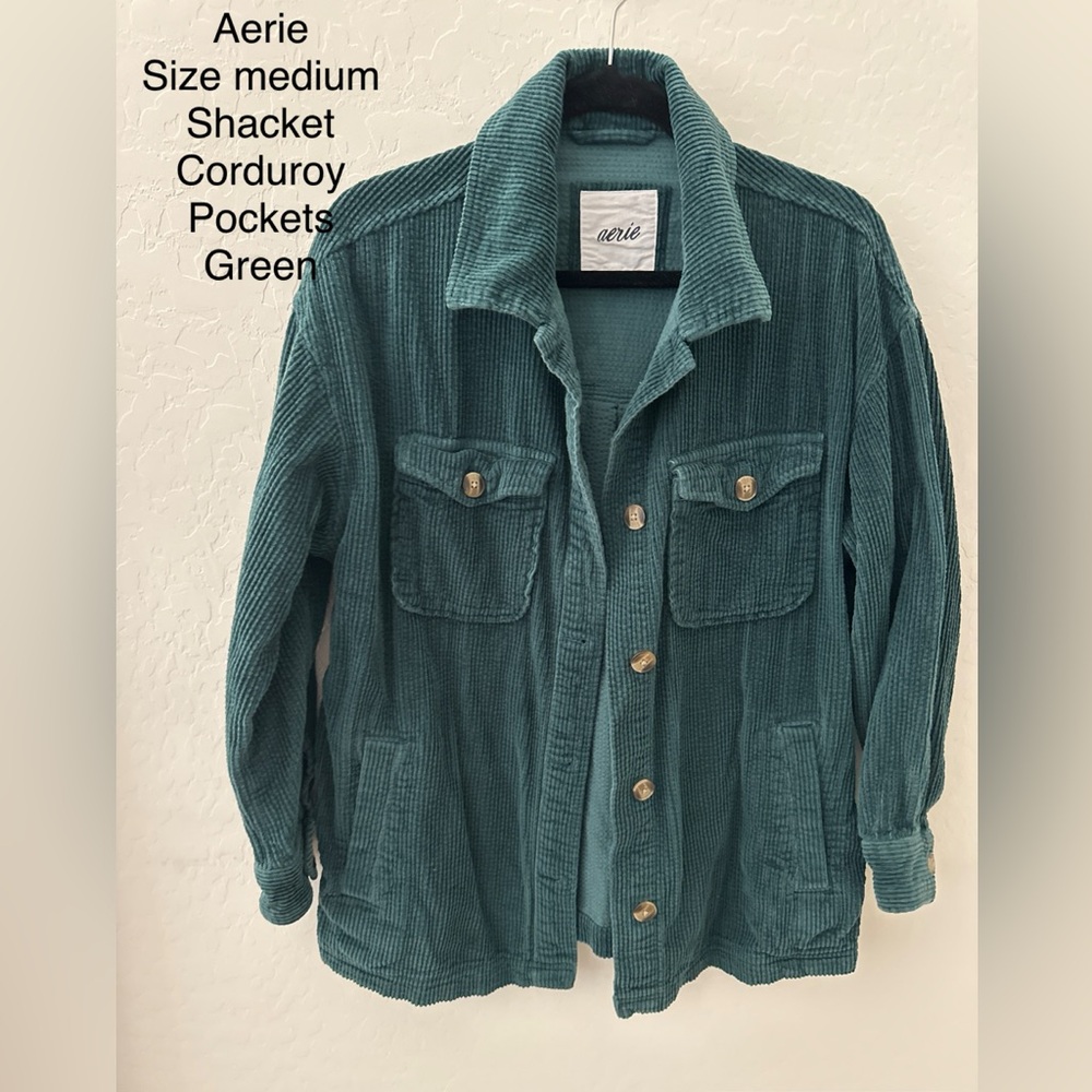 Aerie corduroy shacket size medium